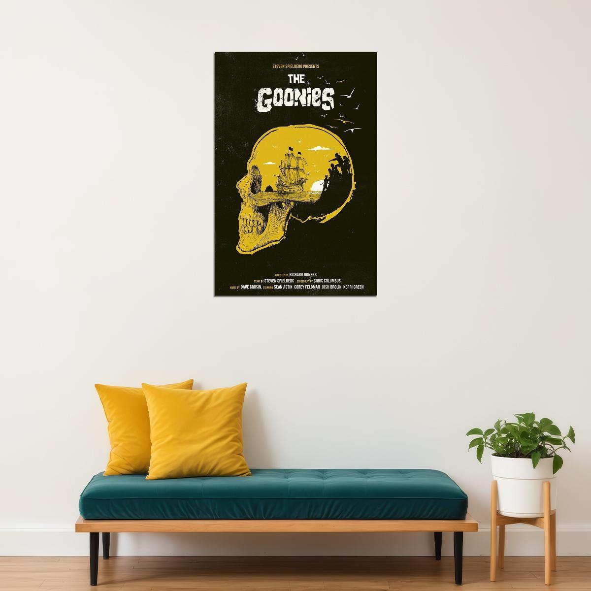 The Goonies Classic Adventure Comedy Movie Poster Wall Art Print Home Wall Decor - xonomax