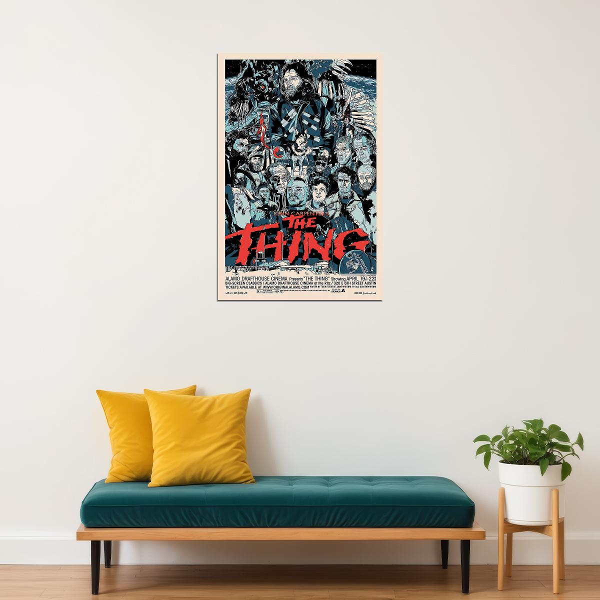 The Thing Horror Classic Movie Cinema Poster Wall Art Print Home Wall Decor - xonomax