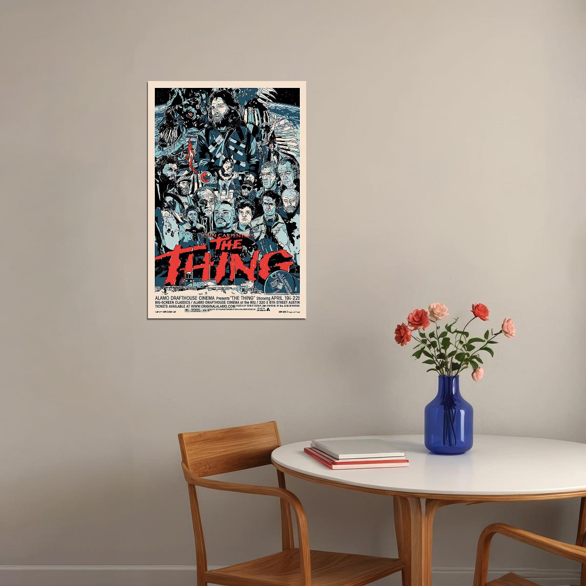The Thing Horror Classic Movie Cinema Poster Wall Art Print Home Wall Decor - xonomax