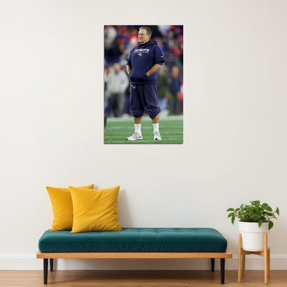 Bill Belichick American Sports Football Coach Supporter Poster Wall Art Print Home Wall Decor - xonomax
