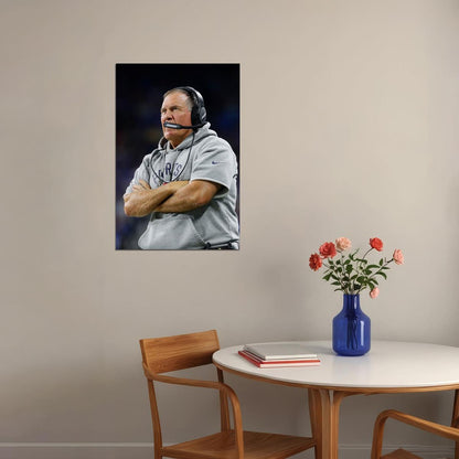Bill Belichick American Sports Football Coach Poster Wall Art Print Home Wall Decor - xonomax