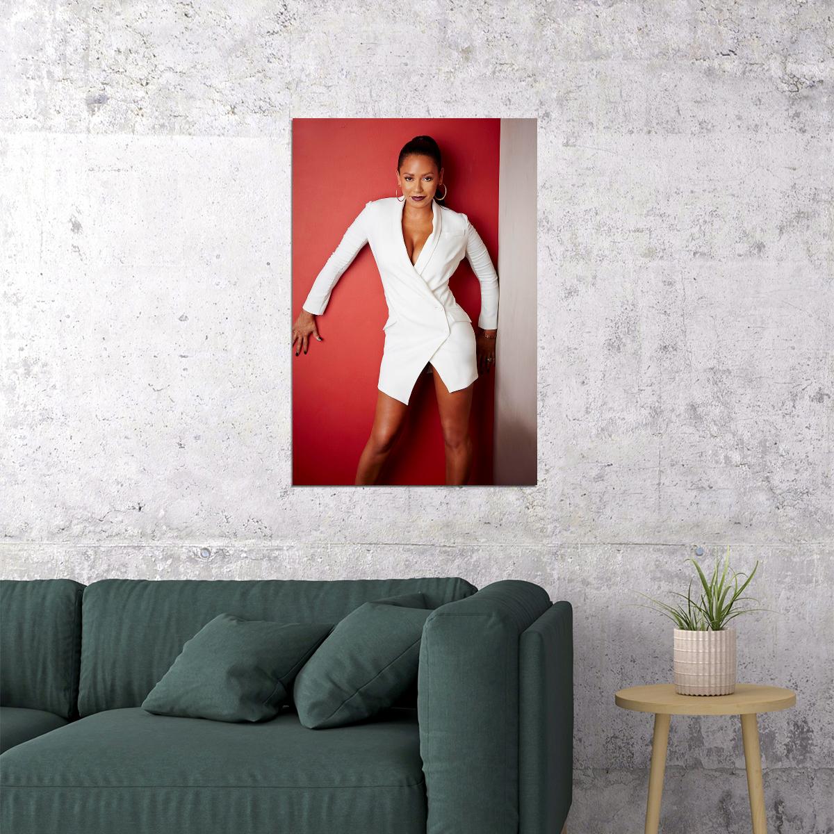 Mel B Celebrity British Woman Singer Actor Poster Wall Art Print Home Wall Decor - xonomax