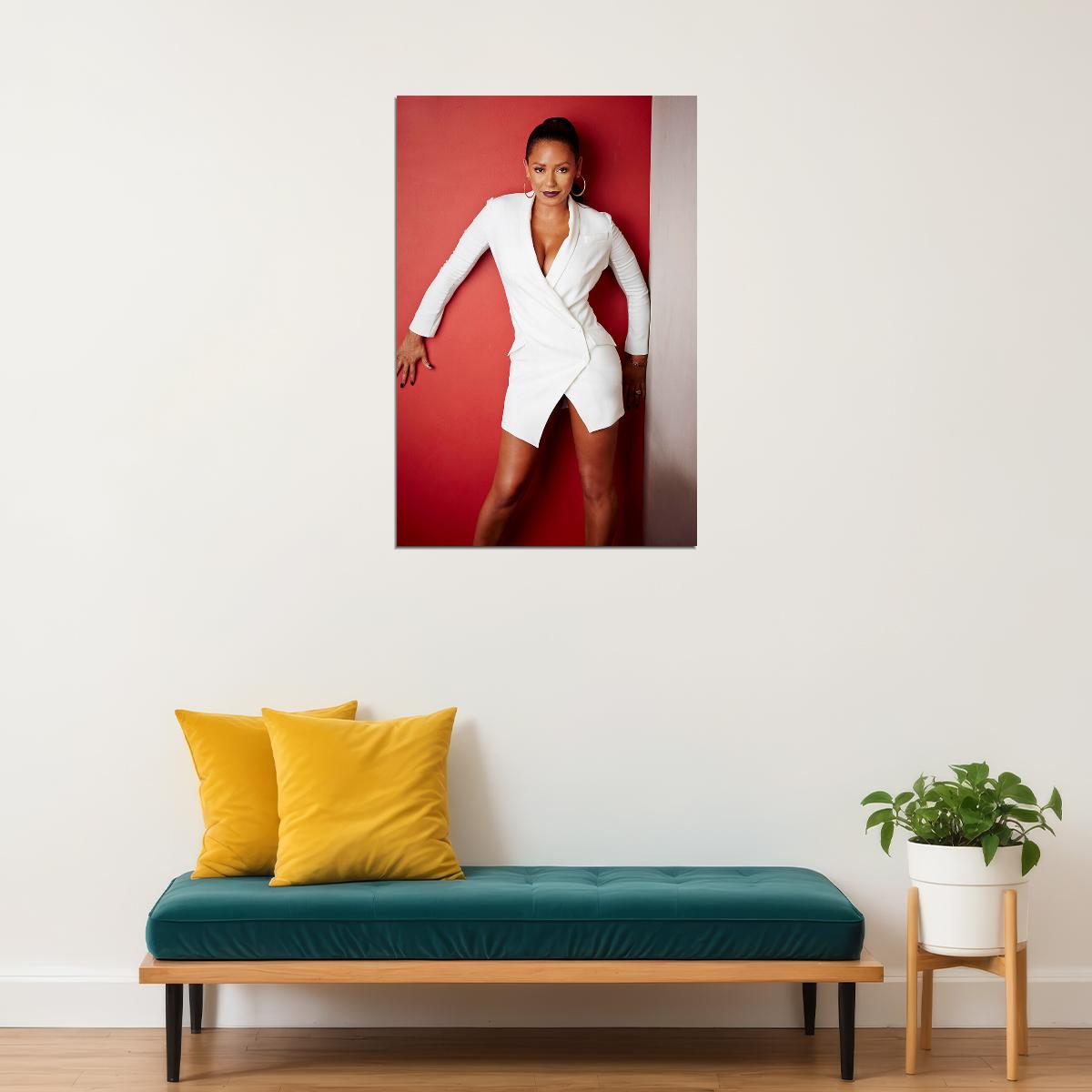 Mel B Celebrity British Woman Singer Actor Poster Wall Art Print Home Wall Decor - xonomax