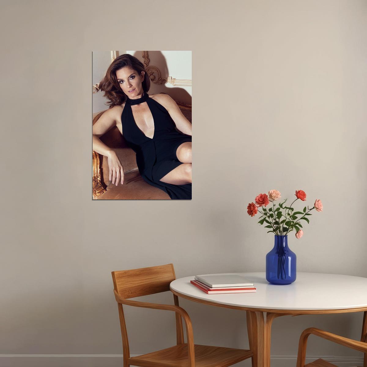 Tina Fey Celebrity American Woman Writer Actor Poster Wall Art Print Home Wall Decor - xonomax