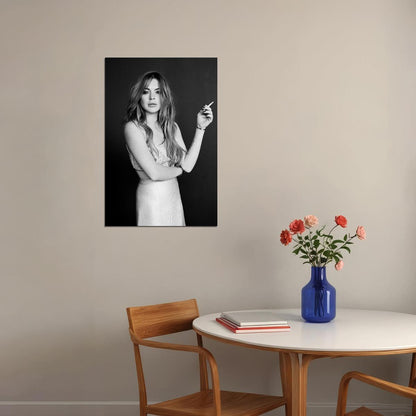 Lindsay Lohan Celebrity American Actor Musician Poster Wall Art Print Home Wall Decor - xonomax