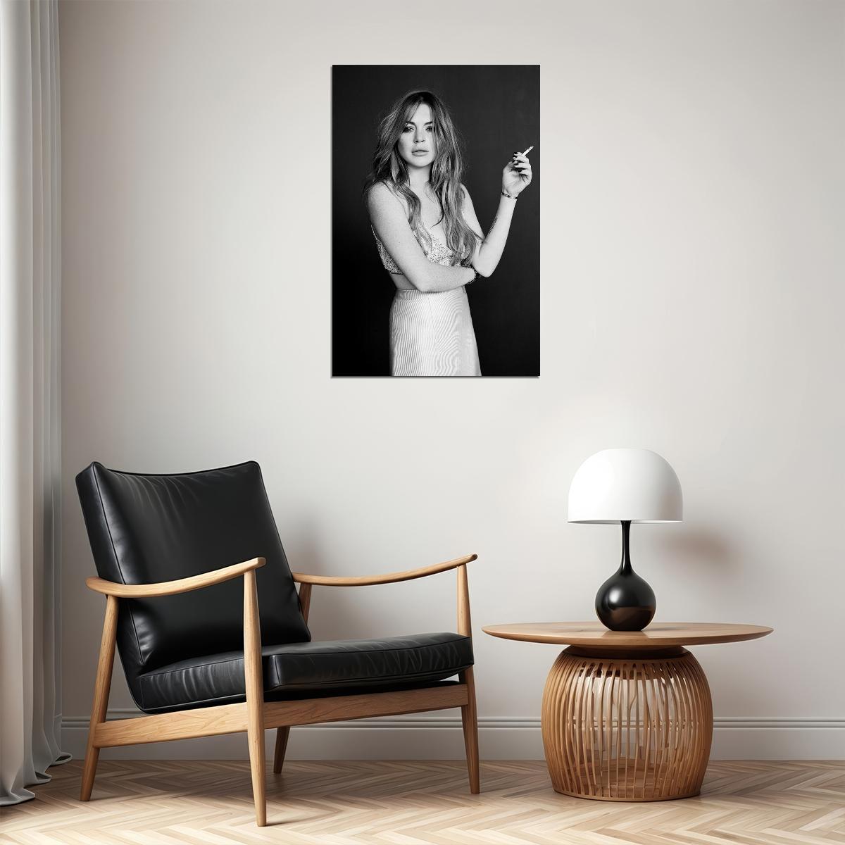 Lindsay Lohan Celebrity American Actor Musician Poster Wall Art Print Home Wall Decor - xonomax