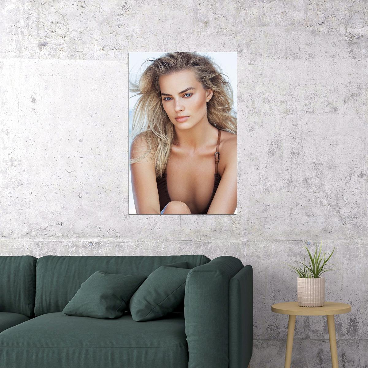 Margot Robbie Celebrity Australian Cinema Actor Beauty Poster Wall Art Print Home Wall Decor - xonomax