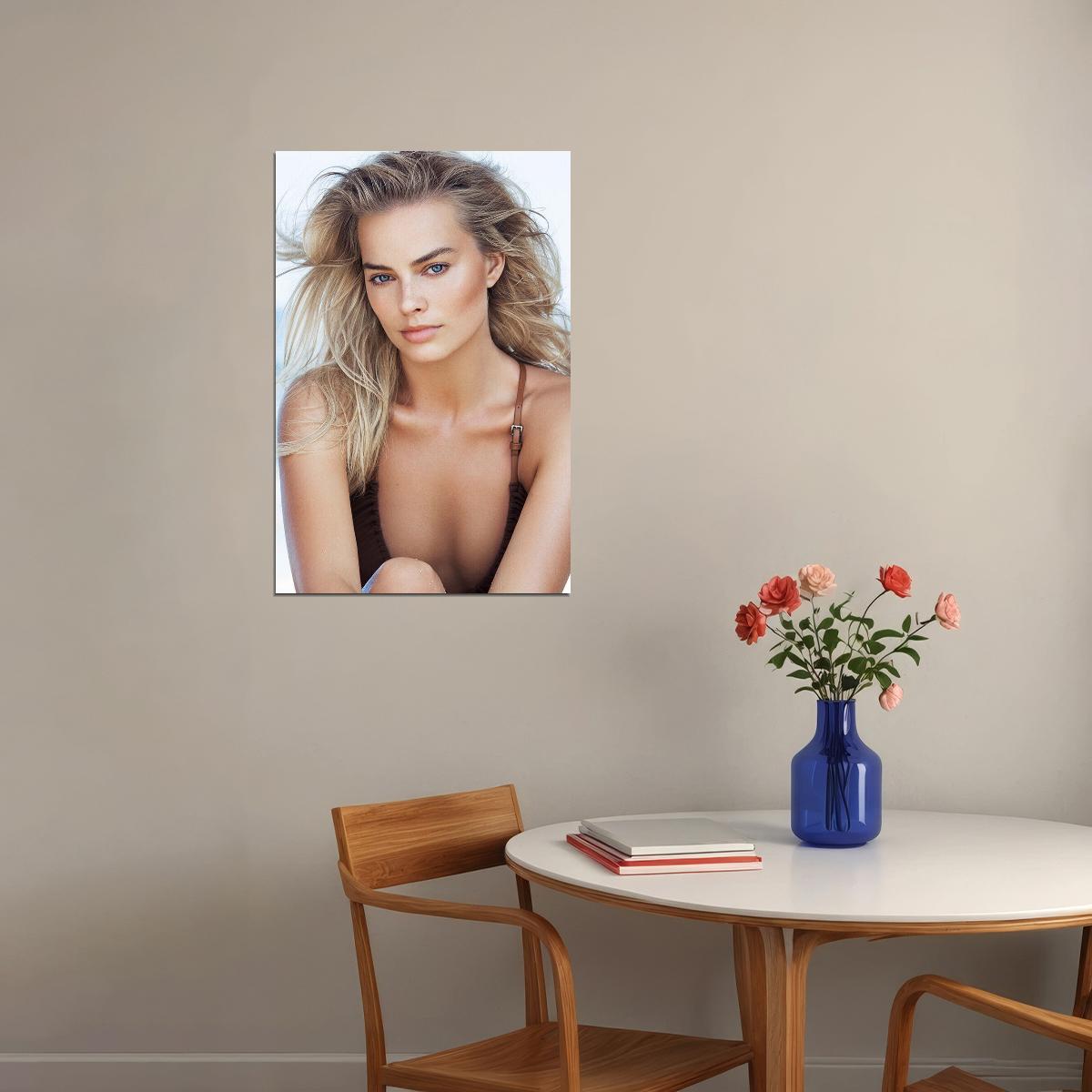 Margot Robbie Celebrity Australian Cinema Actor Beauty Poster Wall Art Print Home Wall Decor - xonomax