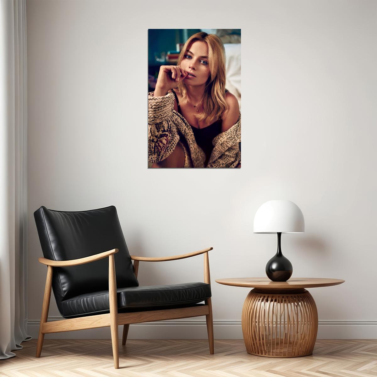 Margot Robbie Celebrity Australian Movie Actor Poster Wall Art Print Home Wall Decor - xonomax