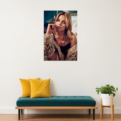 Margot Robbie Celebrity Australian Movie Actor Poster Wall Art Print Home Wall Decor - xonomax