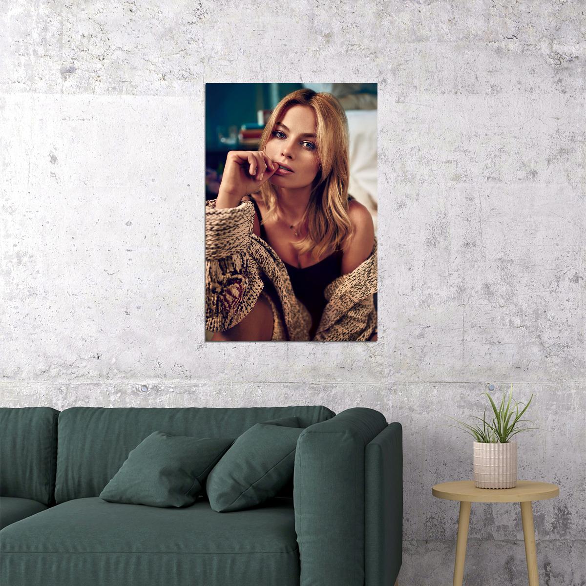 Margot Robbie Celebrity Australian Movie Actor Poster Wall Art Print Home Wall Decor - xonomax