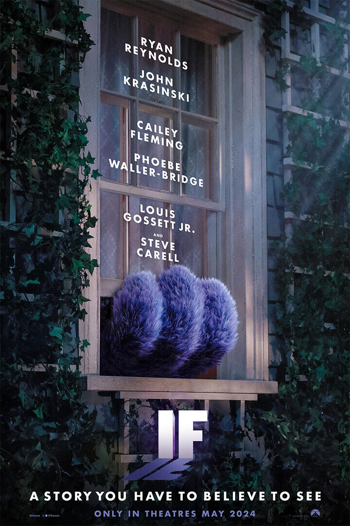 Poster - If 2024 Comedy Family Fantasy Movie Poster Wall Art Print Home ...