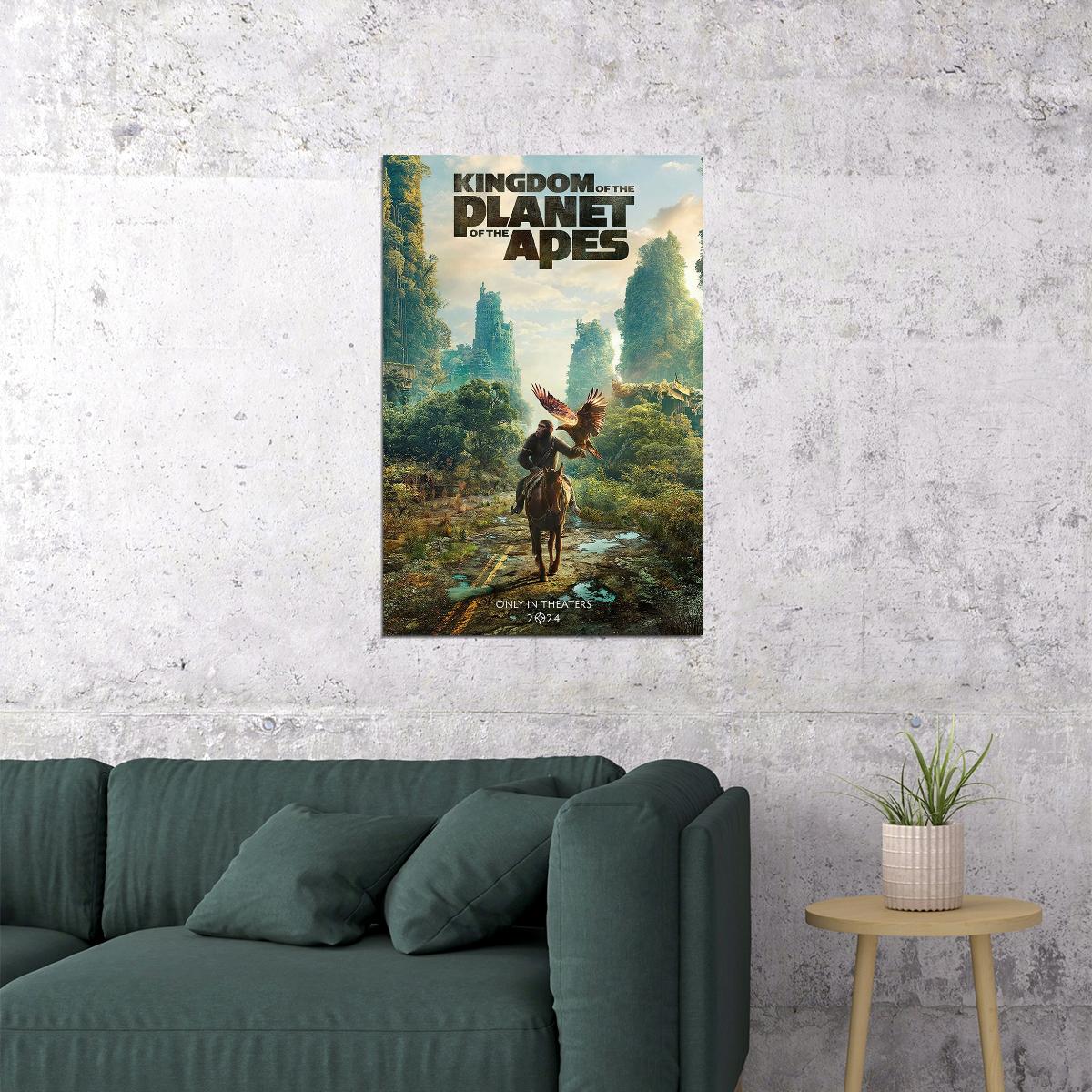 Kingdom Of The Planet Of The Apes Science Fiction Movie Gift Poster Wall Art Print Home Wall Decor - xonomax