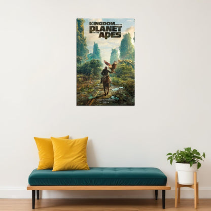 Kingdom Of The Planet Of The Apes Science Fiction Movie Gift Poster Wall Art Print Home Wall Decor - xonomax