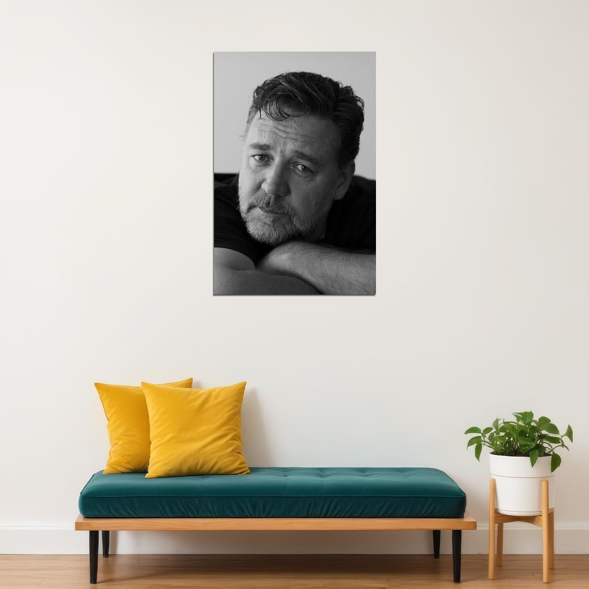 Russell Crowe Australian Actor And Singer Poster Wall Art Print Home Wall Decor