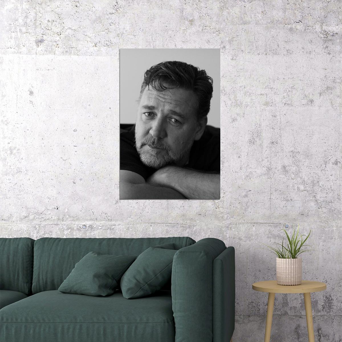Russell Crowe Australian Actor And Singer Poster Wall Art Print Home Wall Decor