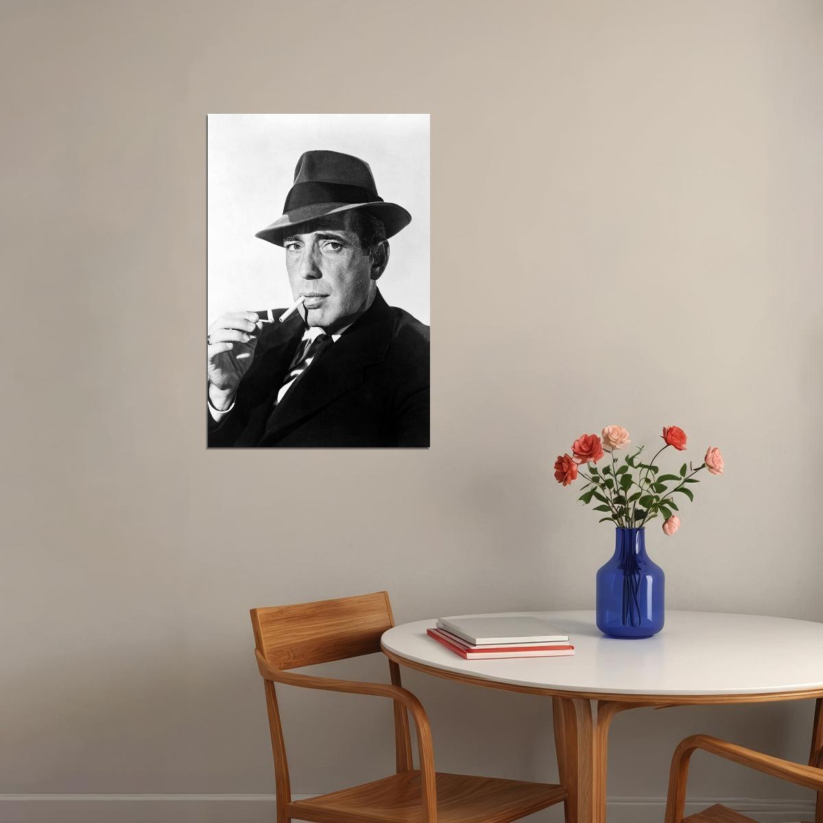 Humphrey Bogart American Actress Poster Wall Art Print Home Wall Decor - xonomax