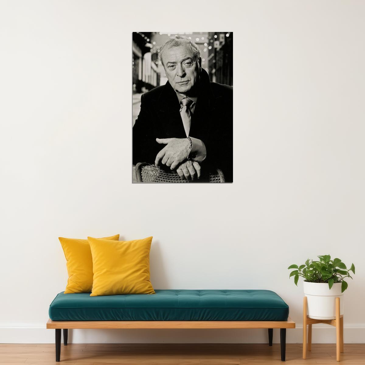 Michael Caine British Retired Actor And Artist Poster Wall Art Print Home Wall Decor - xonomax