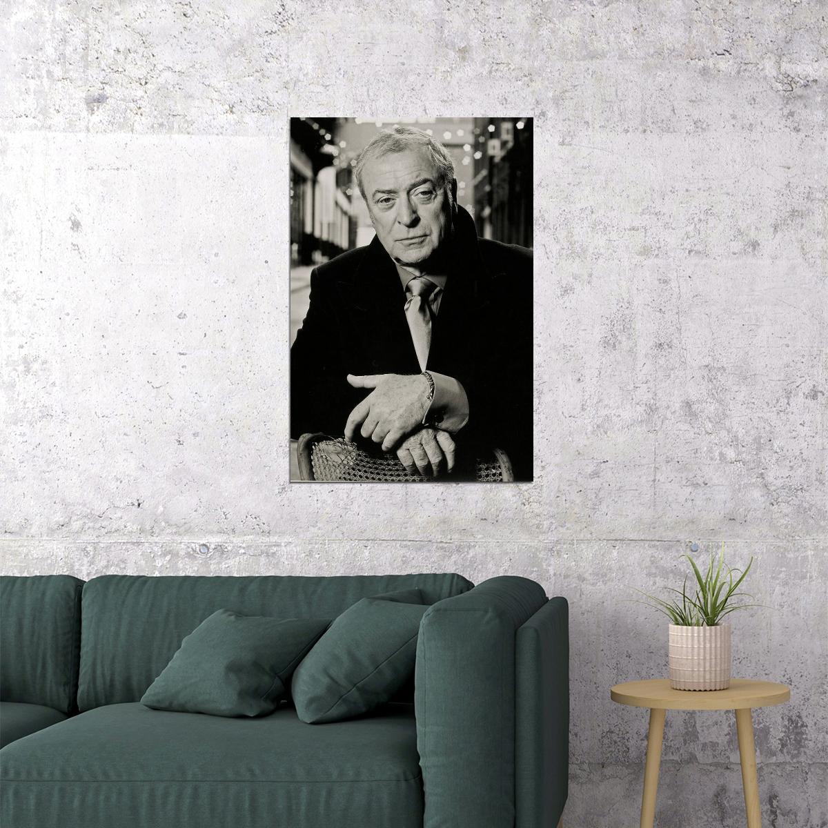 Michael Caine British Retired Actor And Artist Poster Wall Art Print Home Wall Decor - xonomax