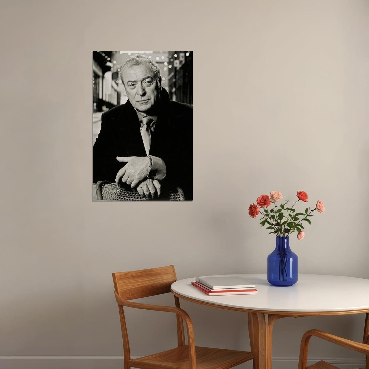 Michael Caine British Retired Actor And Artist Poster Wall Art Print Home Wall Decor - xonomax