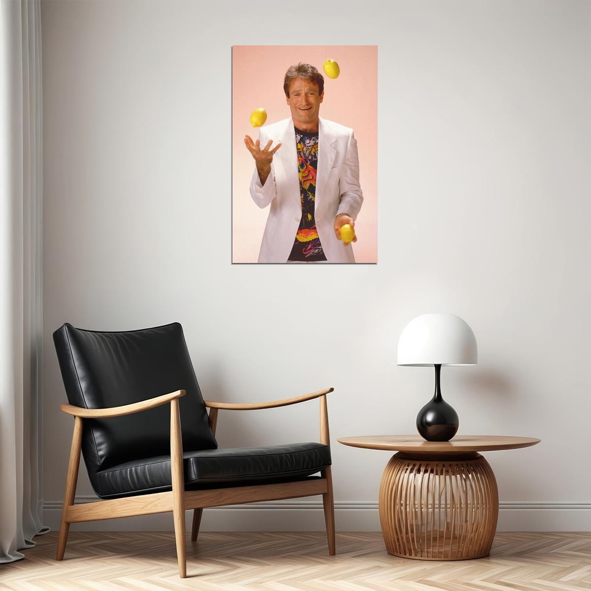 Robin Williams American Comedian And Actor Poster Wall Art Print Home Wall Decor - xonomax
