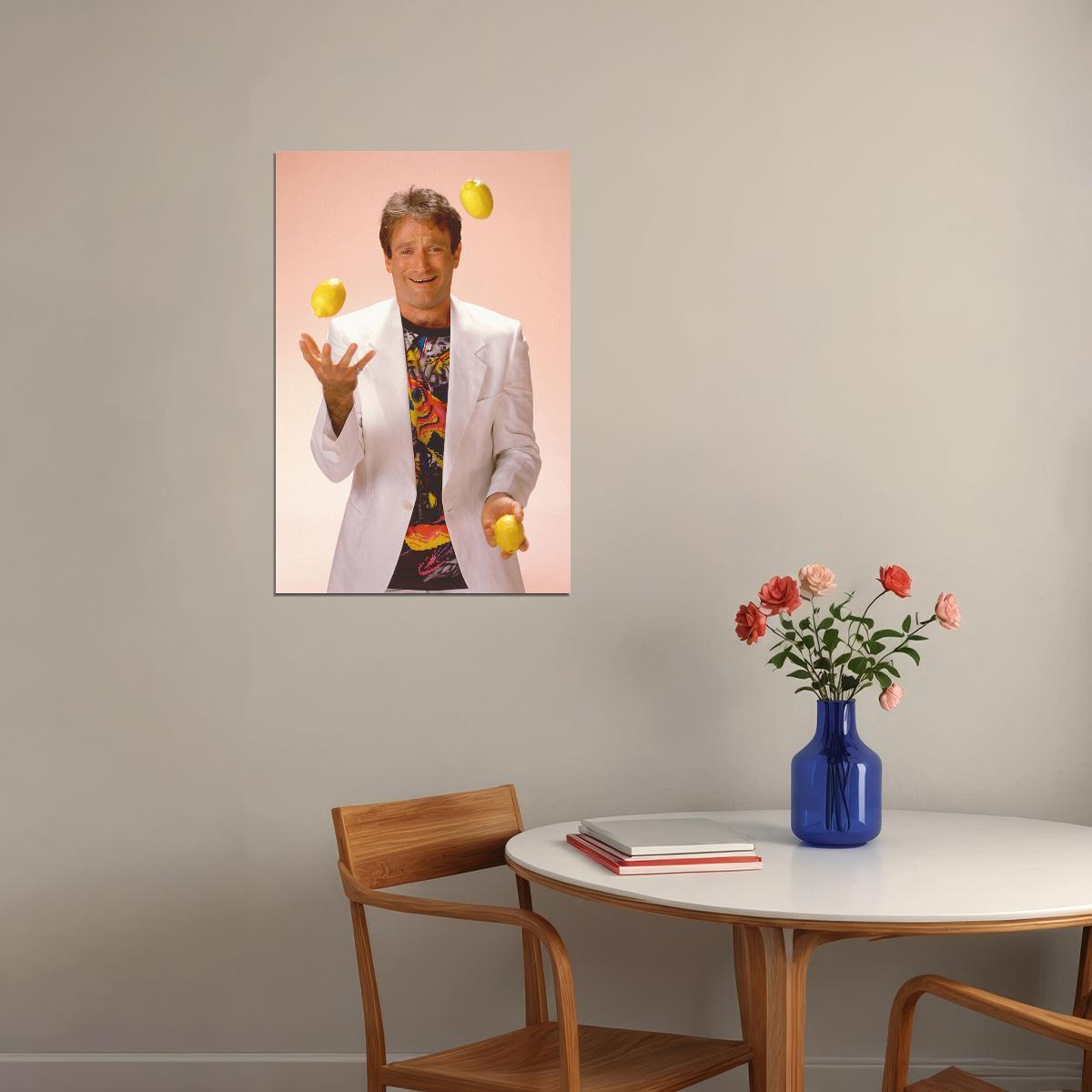 Robin Williams American Comedian And Actor Poster Wall Art Print Home Wall Decor - xonomax