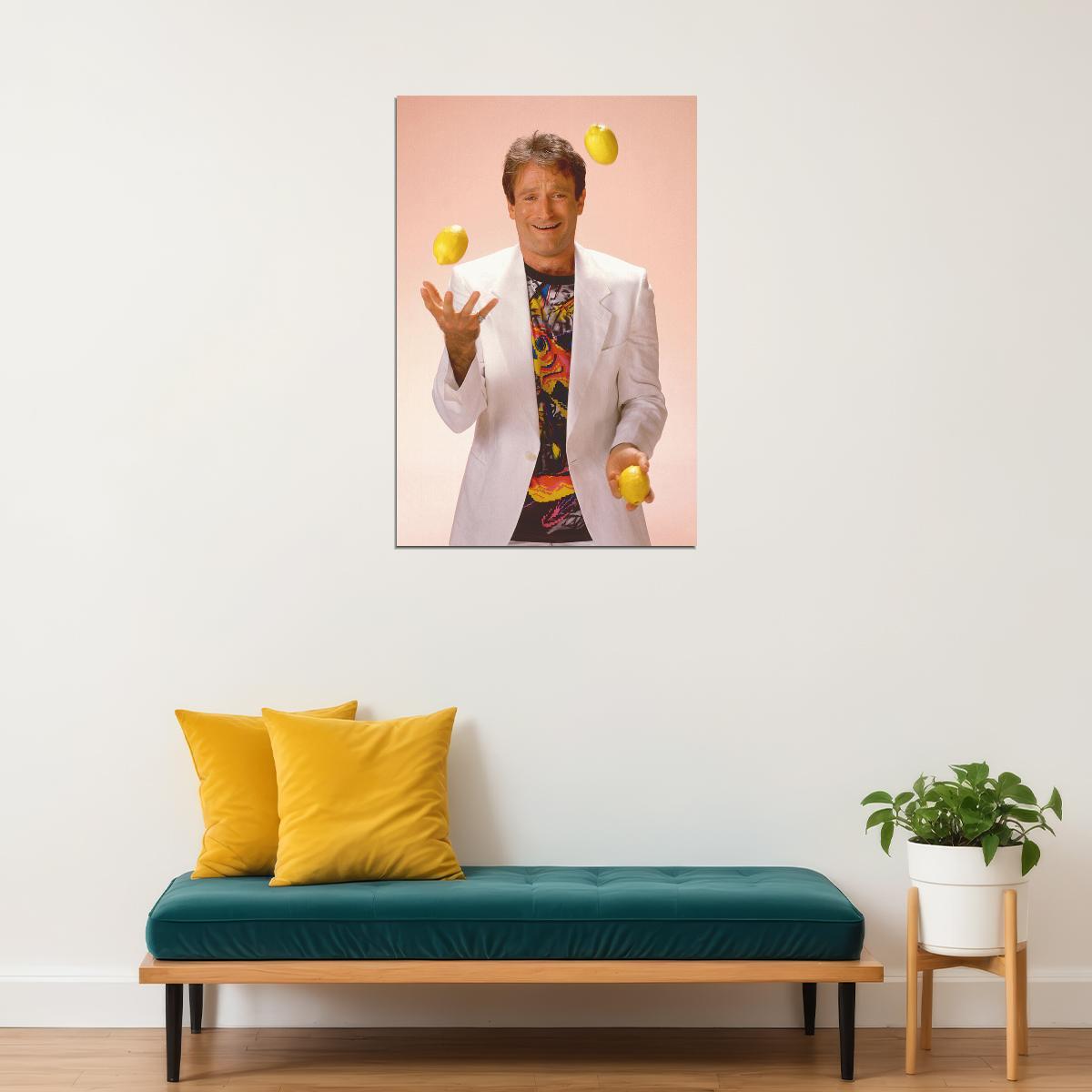 Robin Williams American Comedian And Actor Poster Wall Art Print Home Wall Decor - xonomax