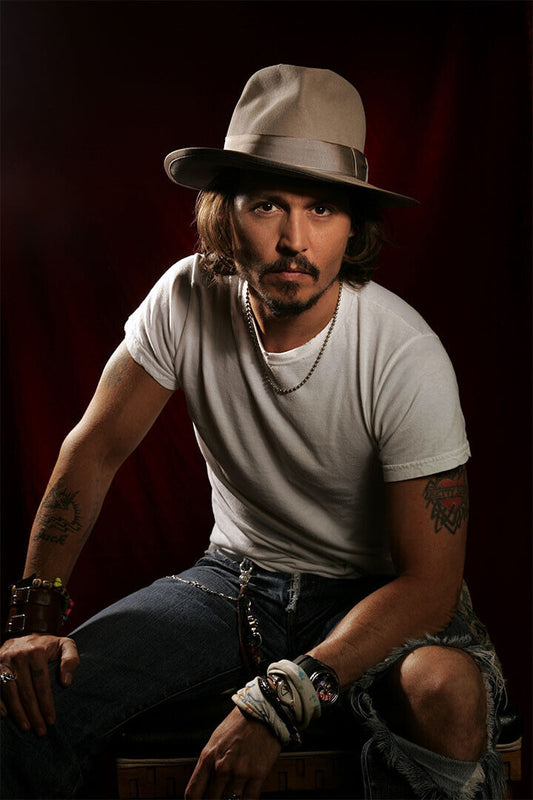 Johnny Depp American Actor Producer And Musician Poster Wall Art Print Home Wall Decor
