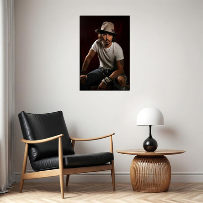 Johnny Depp American Actor Producer And Musician Poster Wall Art Print Home Wall Decor