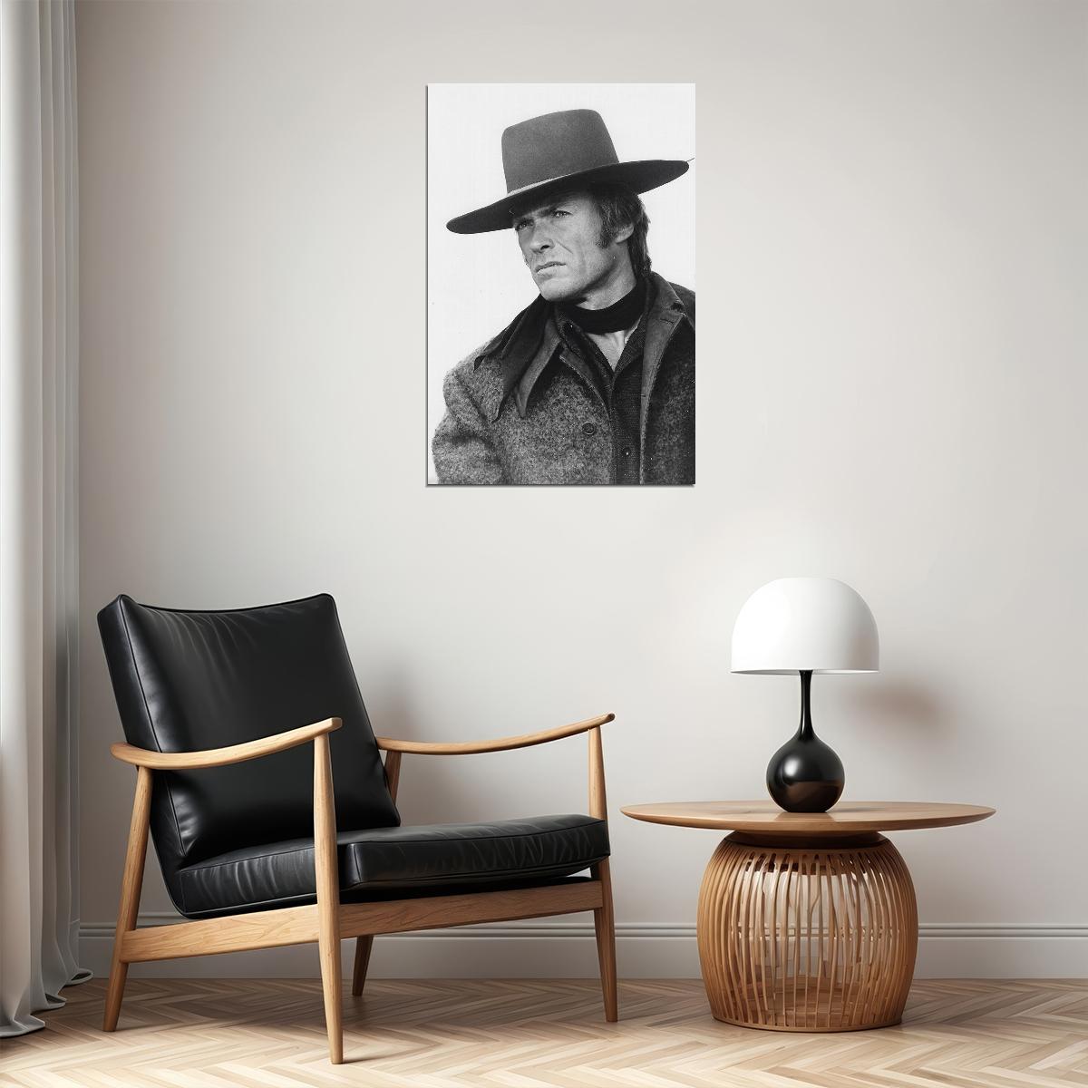 Clint Eastwood American Actor And Film Director Poster Wall Art Print Home Wall Decor - xonomax