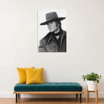 Clint Eastwood American Actor And Film Director Poster Wall Art Print Home Wall Decor - xonomax