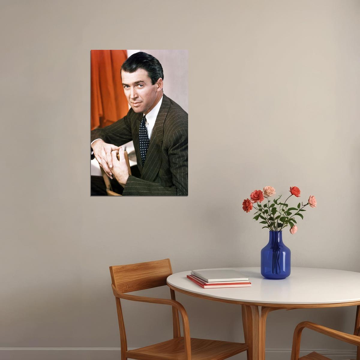 James Stewart American Theater And Film Artist Poster Wall Art Print Home Wall Decor - xonomax