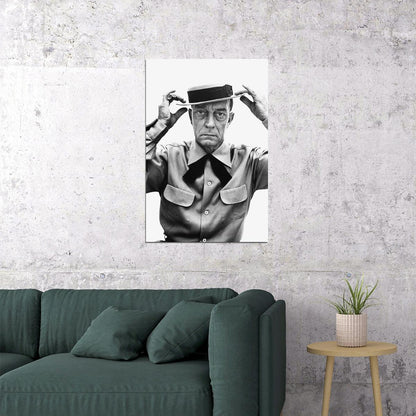 Buster Keaton American Comedy Artist And Scriptwriter Poster Wall Art Print Home Wall Decor - xonomax