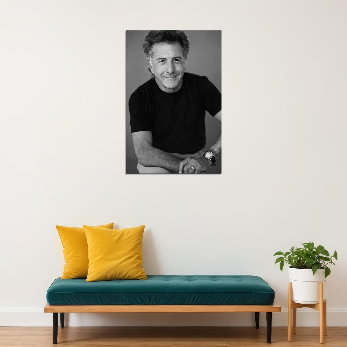 Dustin Hoffman American Actor Artist Poster Wall Art Print Home Wall Decor - xonomax