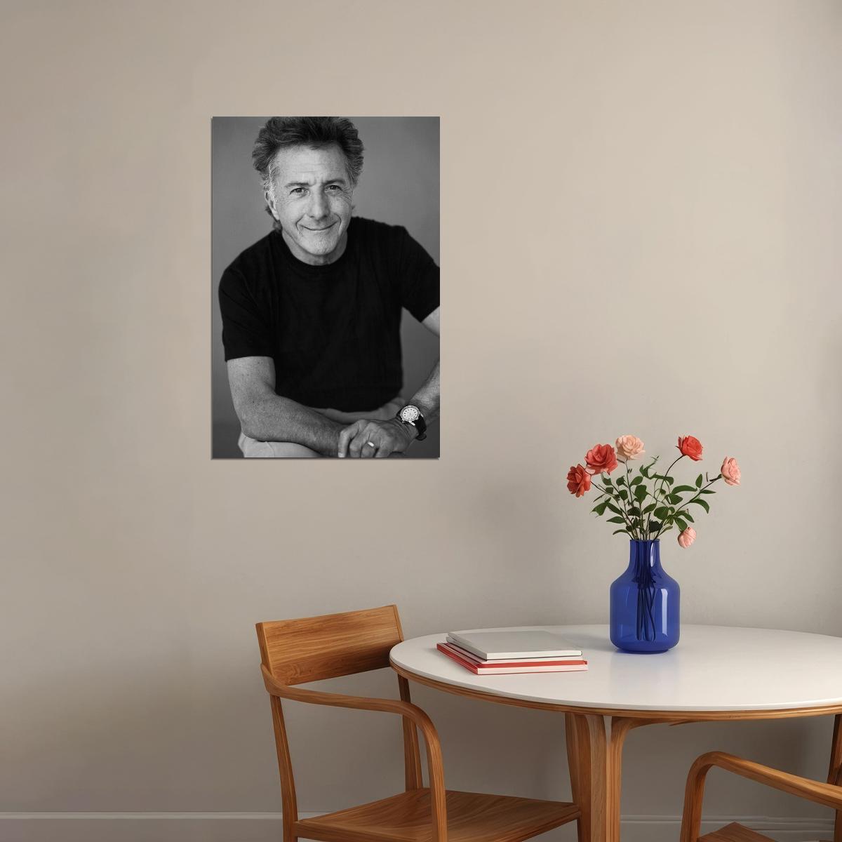 Dustin Hoffman American Actor Artist Poster Wall Art Print Home Wall Decor - xonomax