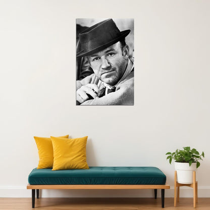 Gene Hackman American Retired Actor Artist Poster Wall Art Print Home Wall Decor - xonomax