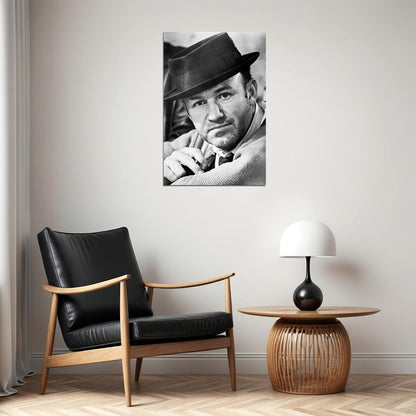 Gene Hackman American Retired Actor Artist Poster Wall Art Print Home Wall Decor - xonomax