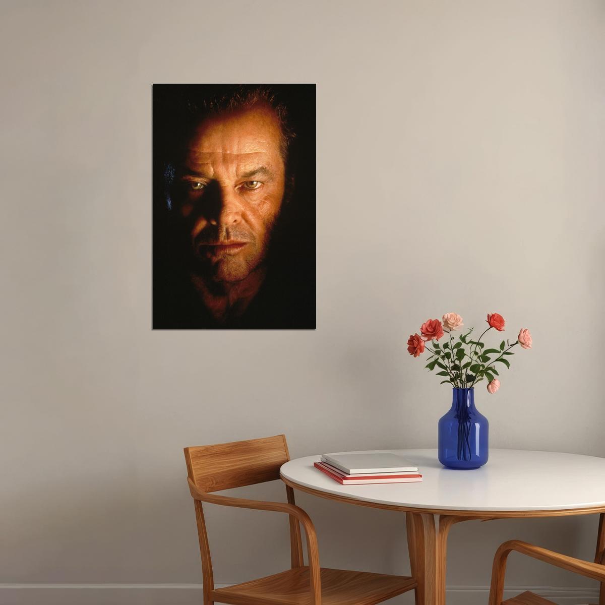 Jack Nicholson American Actor And Movie Producer Poster Wall Art Print Home Wall Decor - xonomax