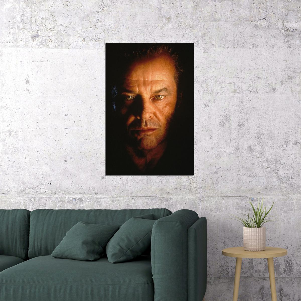 Jack Nicholson American Actor And Movie Producer Poster Wall Art Print Home Wall Decor - xonomax