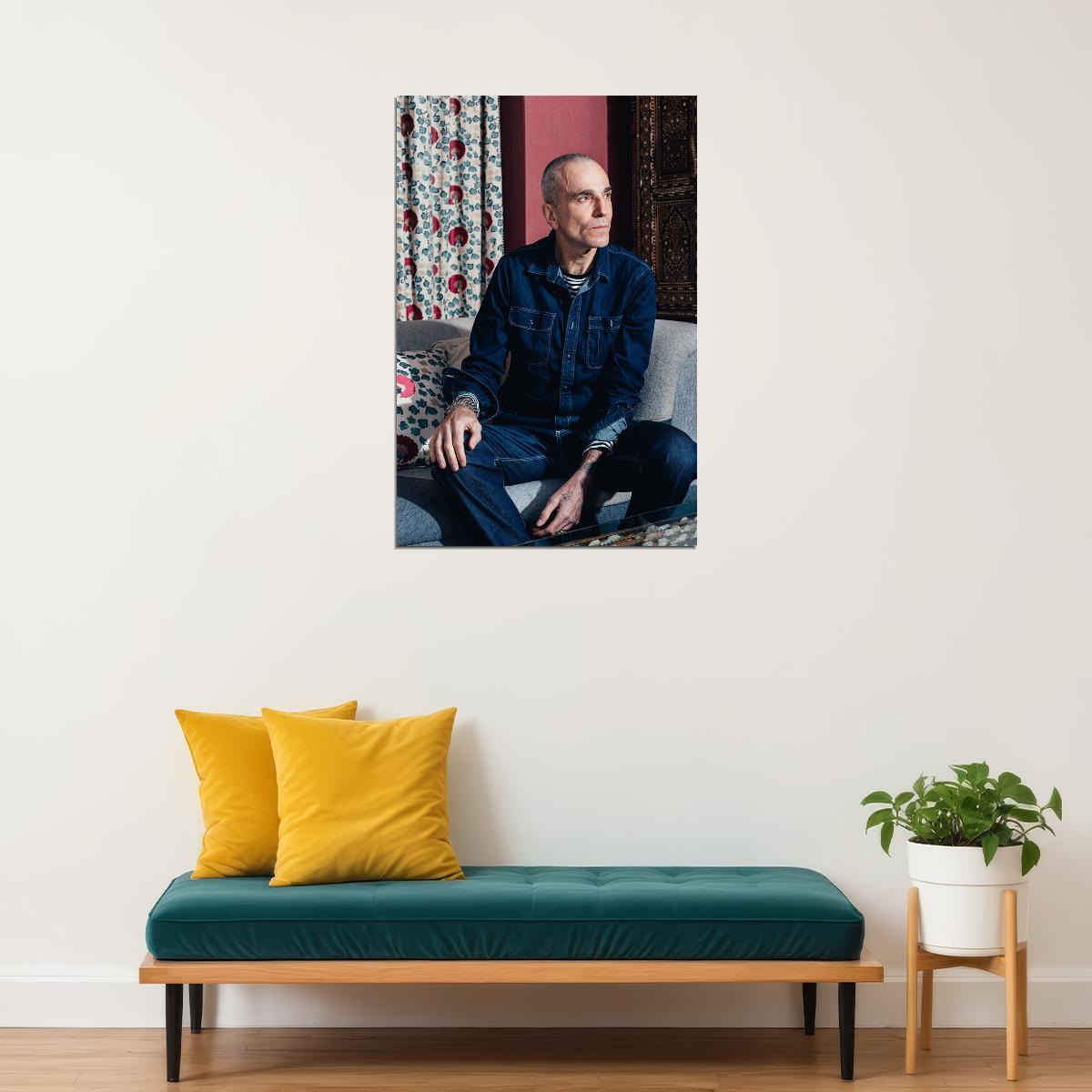 Daniel Day-lewis Famous British Actor Artist Poster Wall Art Print Home Wall Decor - xonomax
