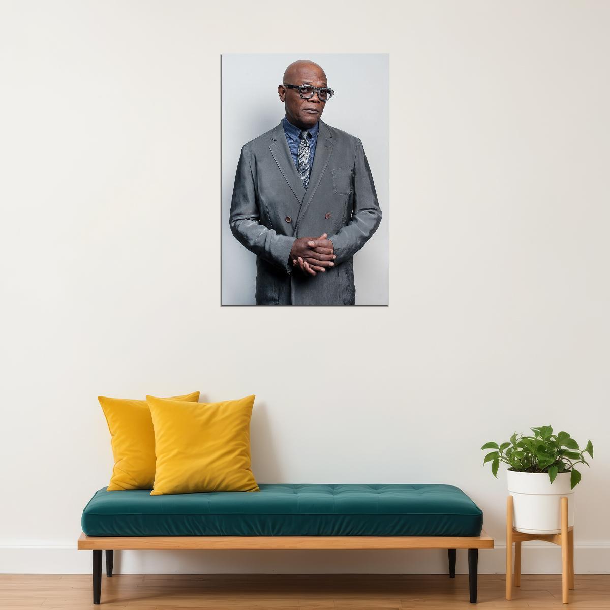 Samuel L. Jackson American Actor And Theater Artist Poster Wall Art Print Home Wall Decor - xonomax