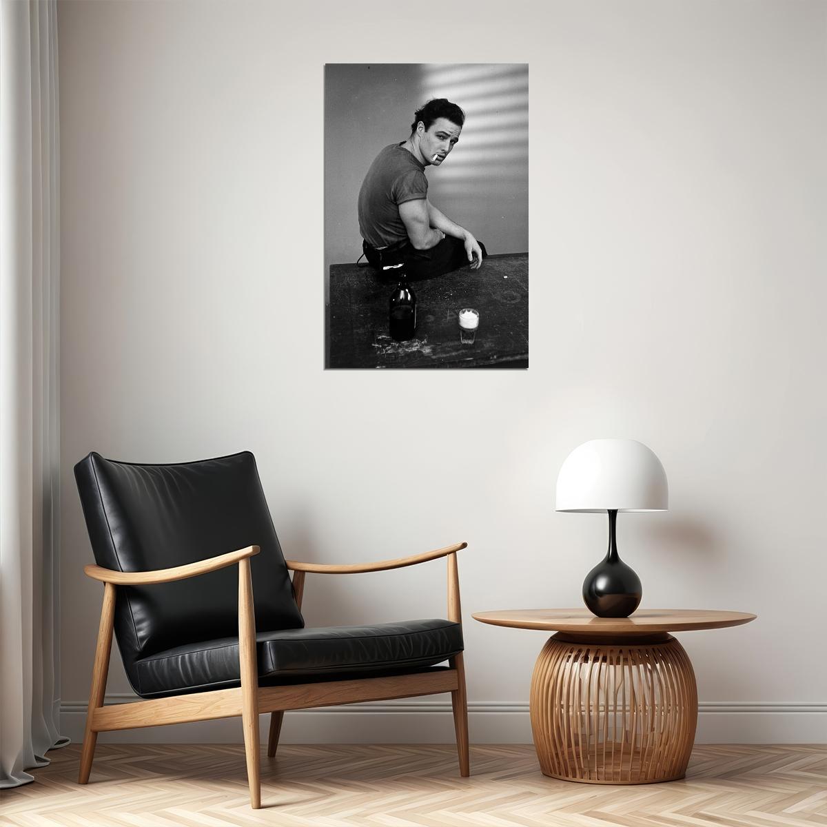 Marlon Brando Californian Actor Activist Poster Wall Art Print Home Wall Decor - xonomax