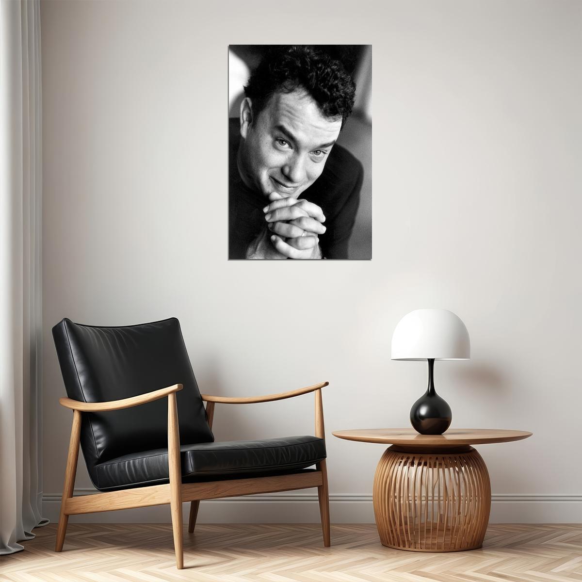 Tom Hanks American Actor Film Producer Poster Wall Art Print Home Wall Decor