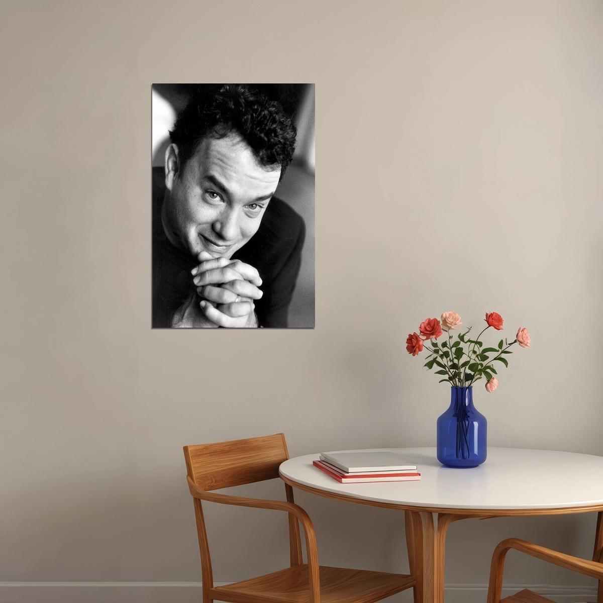 Tom Hanks American Actor Film Producer Poster Wall Art Print Home Wall Decor