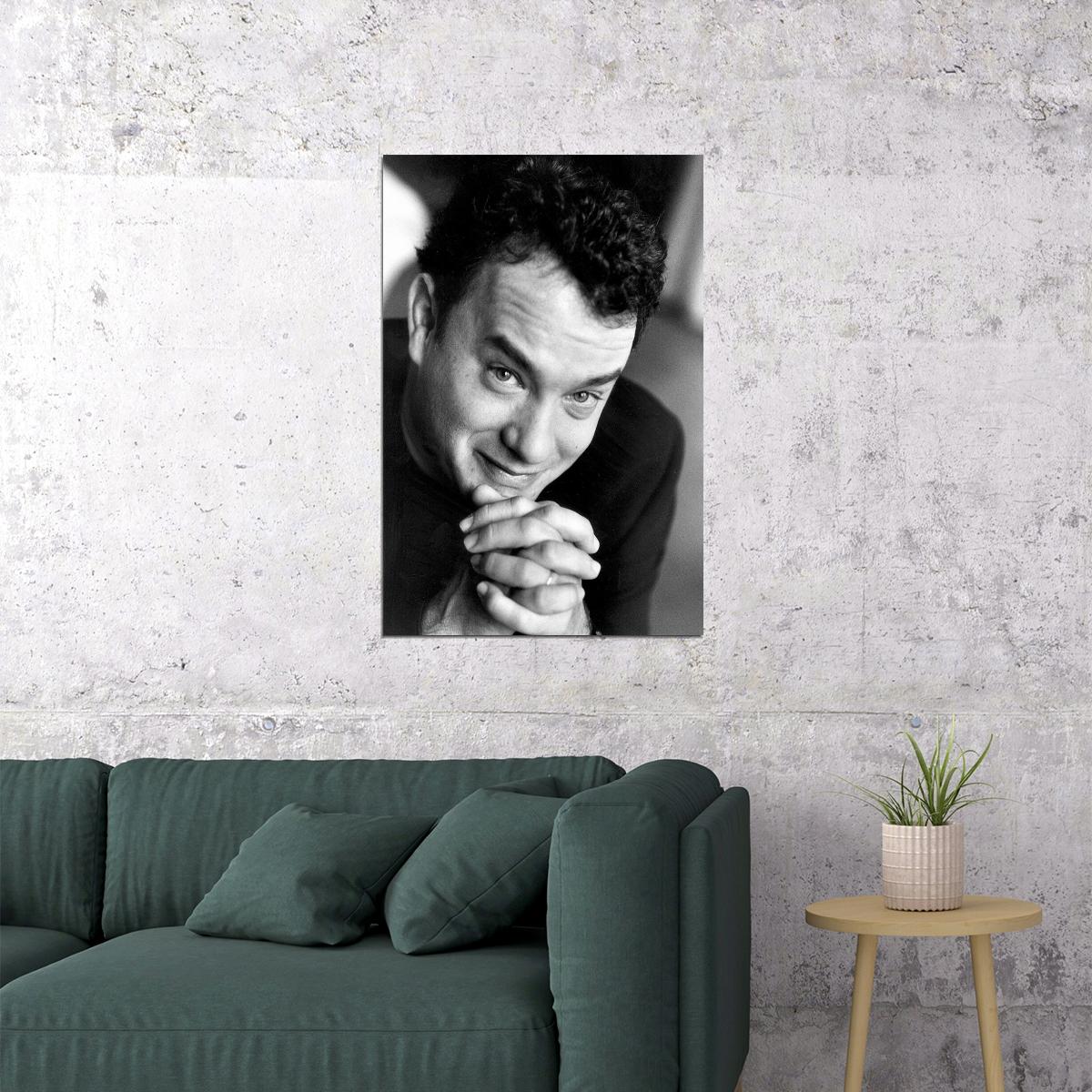 Tom Hanks American Actor Film Producer Poster Wall Art Print Home Wall Decor