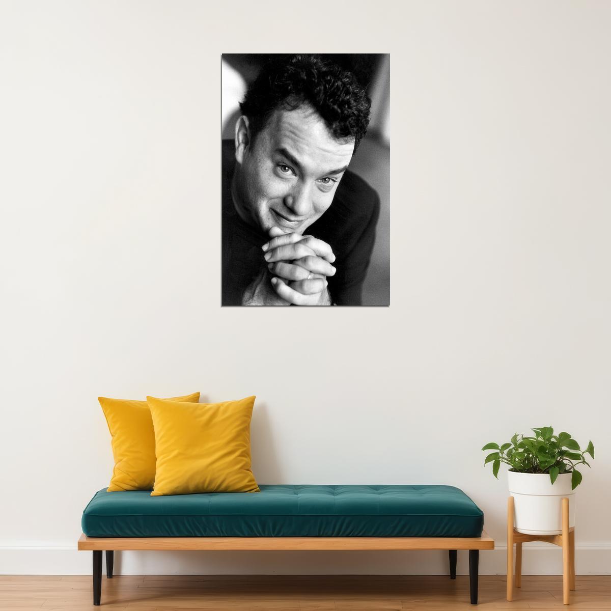 Tom Hanks American Actor Film Producer Poster Wall Art Print Home Wall Decor