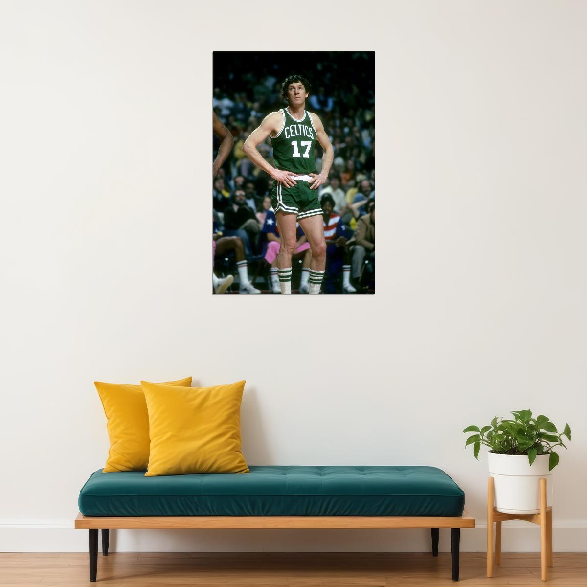 John Havlicek Boston Basketball Player Poster Wall Art Print Home Wall Decor