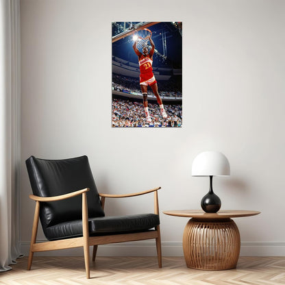 Dominique Wilkins Atlanta Basketball Player Poster Wall Art Print Home Wall Decor - xonomax