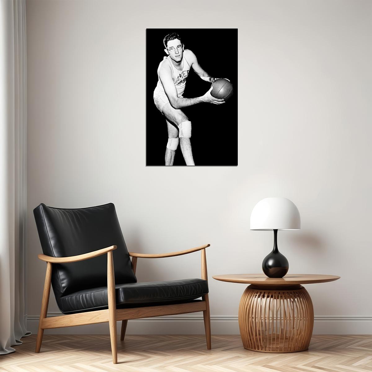 George Mikan Minneapolis Basketball Player Poster Wall Art Print Home Wall Decor - xonomax