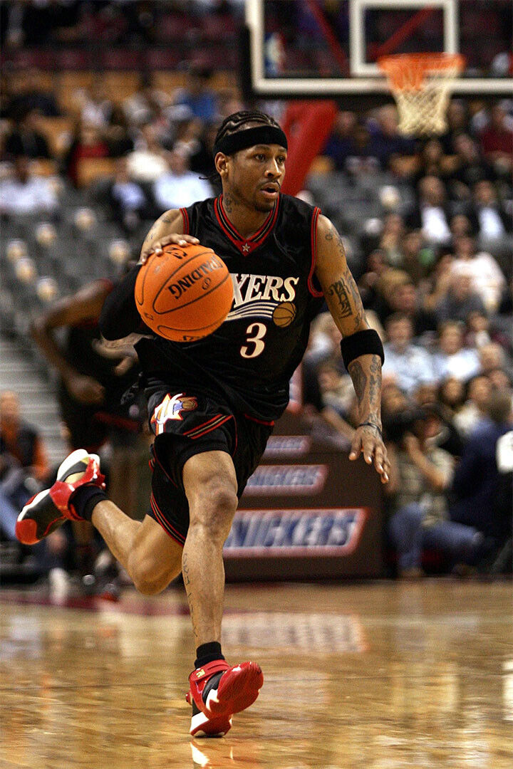 Allen Iverson Philadelphia Basketball Player Poster Wall Art Print Home Wall Decor - xonomax